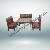 sr0085 Zühre Ahşap Sedir Takımı